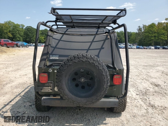 1997 Jeep Wrangler Sport with VIN 1J4FY19S8VP522719, listed as a Copart auction lot 70895314 with 174,536 mi miles and Clean Title. Bid and sale history available at carsss.com. Image 6.