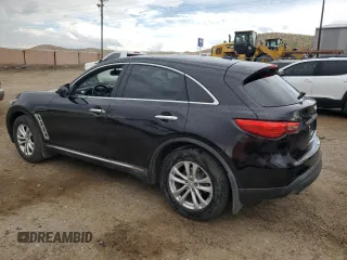 2013 Infiniti FX with VIN JN8CS1MU8DM141623, listed as a Copart auction lot 62533145 with 160,602 mi miles and Salvage title. Bid and sale history available at DreamBid. Image 2.