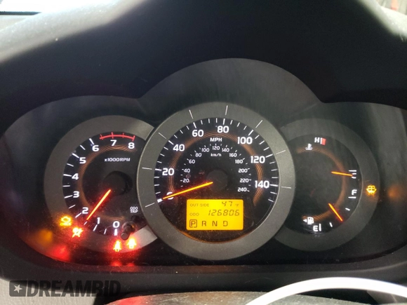 2008 Toyota RAV4 with VIN JTMZK33V485022057, listed as a Copart auction lot 46658165 with 126,806 mi miles and Salvage Title. Bid and sale history available at carsss.com. Image 9.
