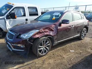 2017 Infiniti QX50 z VIN JN1BJ0RR0HM404916, wystawiony jako IAAI lot #42096621 z przebiegiem 117 816 mil mil oraz . Historia ofert i sprzedaży dostępna na DreamBid. Obrazek 2.