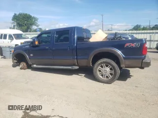 2015 Ford F-250 Lariat with VIN 1FT7W2BT6FED38675, listed as a Copart auction lot 62447735 with 119,441 mi miles and Salvage title. Bid and sale history available at DreamBid. Image 2.