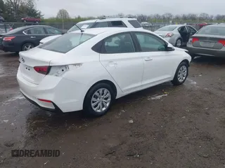 2021 Hyundai Accent SE with VIN 3KPC24A62ME150643, listed as a IAAI auction lot 41979286 with 46,307 mi miles. Bid and sale history available at carsss.com. Image 4.