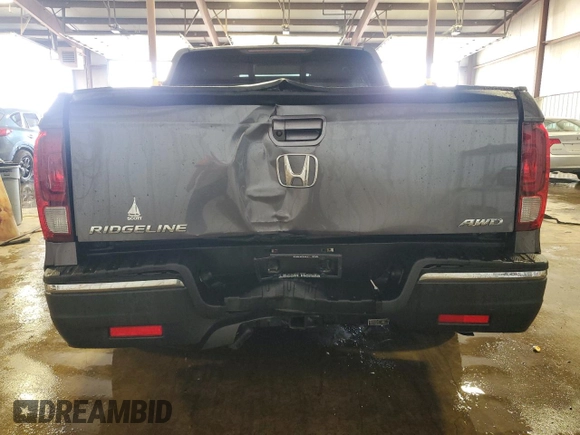 2019 Honda Ridgeline RTL с VIN 5FPYK3F52KB041551, выставлен на аукционе Copart как лот 56640425 с пробегом Не указан миль и Списание • Salvage title. История ставок и продаж доступна на DreamBid. Изображение 6.
