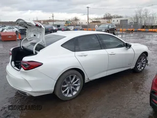 2021 Acura TLX w/A-Spec Package with VIN 19UUB5F53MA012897, listed as a IAAI auction lot 41571283 with 1 mi miles. Bid and sale history available at carsss.com. Image 12.