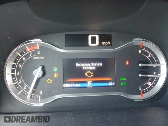 2021 Honda Ridgeline RTL-E with VIN 5FPYK3F74MB027672, listed as a Copart auction lot 49490035 with 80,647 mi miles and Salvage title. Bid and sale history available at DreamBid. Image 9.