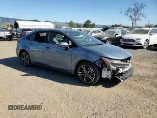 2023 Toyota Corolla Hybrid LE with VIN JTDBCMFE7P3013461, listed as a Copart auction lot 46107765 with 90,344 mi miles and Salvage Title. Bid and sale history available at carsss.com. Image 11.