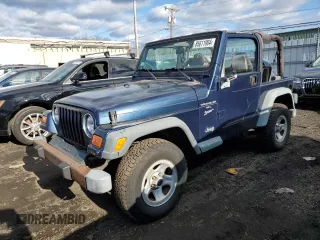 2000 Jeep Wrangler Sport with VIN 1J4FA49S2YP803165, listed as a Copart auction lot 85611904 with 192,427 mi miles and Non repairable. Bid and sale history available at DreamBid. Image 1.