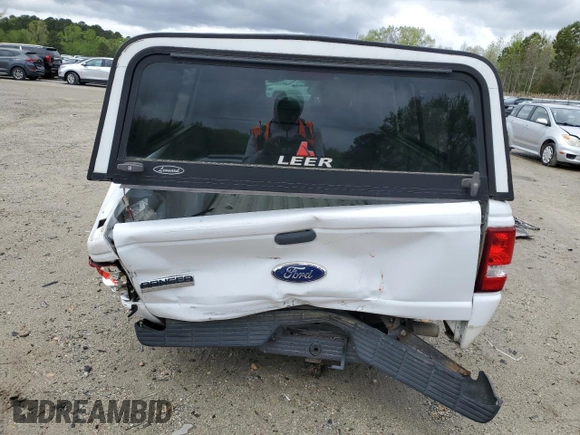 2011 Ford Ranger XL with VIN 1FTKR1AE6BPB16912, listed as a Copart auction lot 52554935 with 64,853 mi miles and Salvage Title. Bid and sale history available at carsss.com. Image 6.