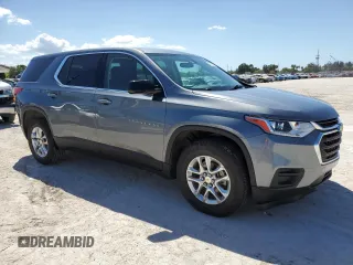 2020 Chevrolet Traverse LS z VIN 1GNERFKW2LJ186730, wystawiony jako Copart lot #49952995 z przebiegiem 35 199 mil mil oraz Szkoda całkowita • Salvage title. Historia ofert i sprzedaży dostępna na DreamBid. Obrazek 4.