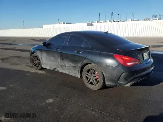 2014 Mercedes-Benz CLA-Class CLA 45 AMG with VIN WDDSJ5CB6EN084423, listed as a Copart auction lot 43084385 with 82,489 mi miles and Salvage Title. Bid and sale history available at carsss.com. Image 2.