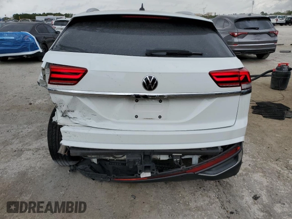 2022 Volkswagen Atlas SE with VIN 1V2JE2CA2NC207421, listed as a Copart auction lot 49580685 with 50,816 mi miles and Salvage title. Bid and sale history available at DreamBid. Image 6.