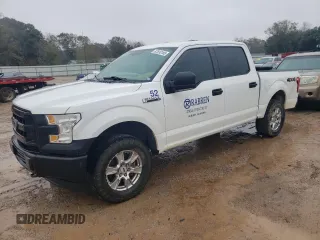 2017 Ford F-150 XL with VIN 1FTEW1EF8HFC06683, listed as a Copart auction lot 87833185 with 206,571 mi miles and Salvage Title. Bid and sale history available at carsss.com. Image 1.