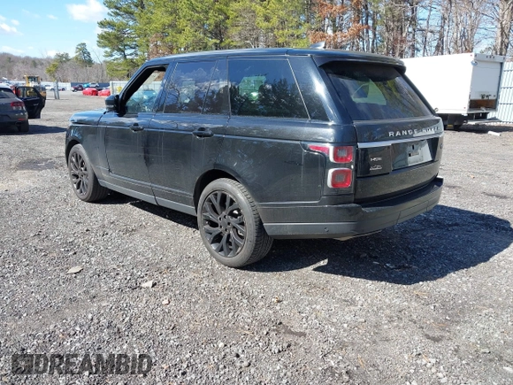 2019 Land Rover Range Rover HSE with VIN SALGS2SV6KA567560, listed as a IAAI auction lot 41728822 with 58,448 mi miles and . Bid and sale history available at DreamBid. Image 3.