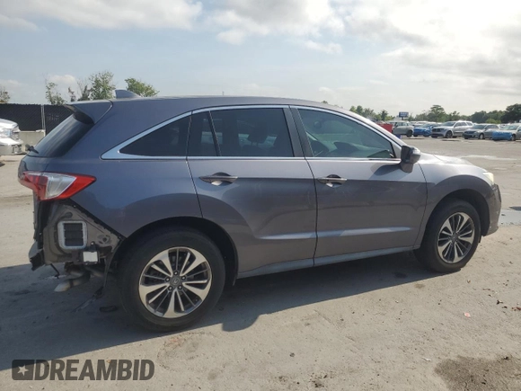 2017 Acura RDX Advance with VIN 5J8TB3H74HL011041, listed as a Copart auction lot 55409695 with 65,527 mi miles and Salvage title. Bid and sale history available at DreamBid. Image 3.