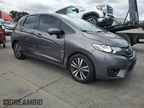 2017 Honda Fit EX-L with VIN JHMGK5H89HS002991, listed as a Copart auction lot 56426405 with 148,229 mi miles and Salvage title. Bid and sale history available at DreamBid. Image 4.