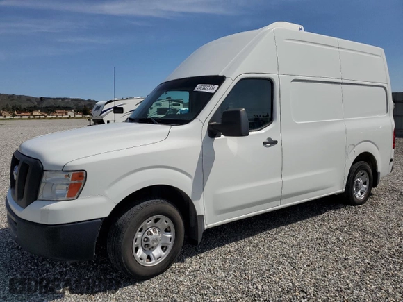 2018 Nissan NV Cargo S z VIN 1N6BF0LY3JN807591, wystawiony jako Copart lot #50203115 z przebiegiem 172 276 mil mil oraz Czysty tytuł • Clean title. Historia ofert i sprzedaży dostępna na DreamBid. Obrazek 1.