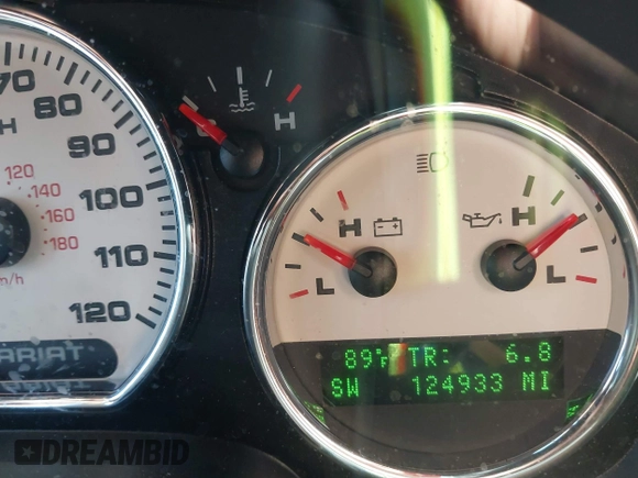 2005 Ford F-150 XLT with VIN 1FTPW12595FB72379, listed as a IAAI auction lot 42232292 with 124,933 mi miles and . Bid and sale history available at DreamBid. Image 7.