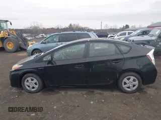 2011 Toyota Prius I with VIN JTDKN3DU6B5343653, listed as a IAAI auction lot 41849401 with 190,617 mi miles. Bid and sale history available at carsss.com. Image 14.