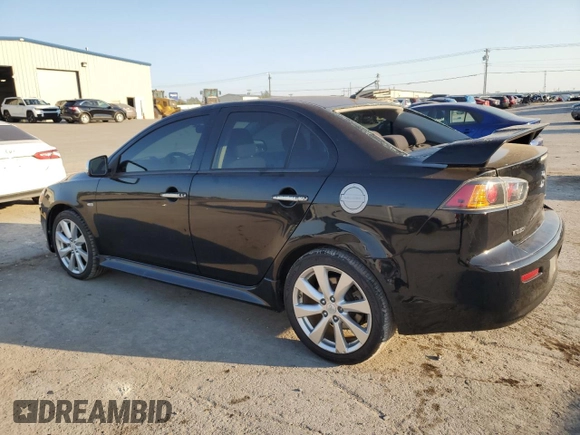 2013 Mitsubishi Lancer GT with VIN JA32U8FW8DU010232, listed as a Copart auction lot 75340074 with 110,531 mi miles and Salvage Title. Bid and sale history available at carsss.com. Image 2.