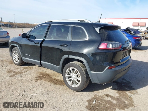 2019 Jeep Cherokee Latitude with VIN 1C4PJLCB7KD331955, listed as a IAAI auction lot 41813248 with 96,212 mi miles. Bid and sale history available at carsss.com. Image 3.