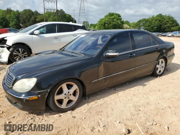 2004 Mercedes-Benz S 320/430/500 with VIN WDBNG75J84A427016, listed as a Copart auction lot 55009715 with Not Provided miles and Clean Title. Bid and sale history available at carsss.com. Image 1.