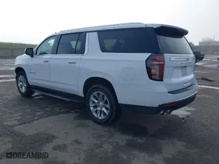 2023 Chevrolet Suburban Premier with VIN 1GNSKFKD1PR253914, listed as a IAAI auction lot 41823036 with 62,876 mi miles. Bid and sale history available at carsss.com. Image 3.