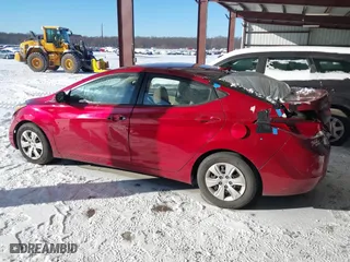 2016 Hyundai Elantra SE with VIN 5NPDH4AE9GH768763, listed as a IAAI auction lot 41155724 with 161,070 mi miles. Bid and sale history available at carsss.com. Image 15.