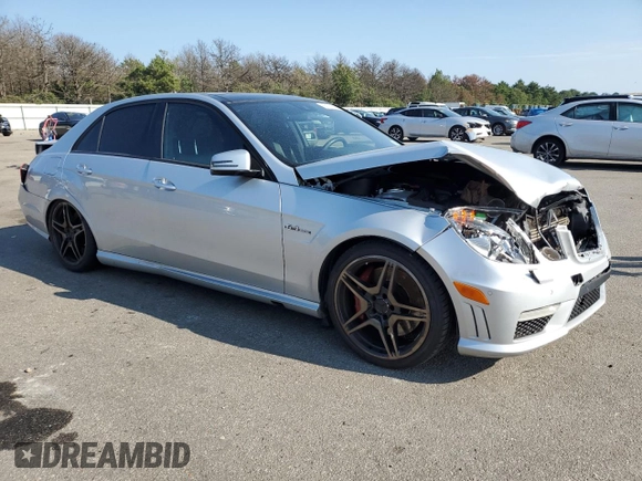 2010 Mercedes-Benz E 63 AMG with VIN WDDHF7HBXAA149436, listed as a Copart auction lot 68736984 with 112,176 mi miles and Salvage title. Bid and sale history available at DreamBid. Image 4.