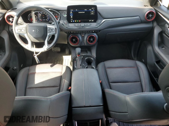2023 Chevrolet Blazer RS с VIN 3GNKBKRS9PS235722, выставлен на аукционе Copart как лот 53545285 с пробегом 17 683 миль миль и Списание • Salvage title. История ставок и продаж доступна на DreamBid. Изображение 8.