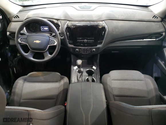 2021 Chevrolet Traverse LS with VIN 1GNEVFKW5MJ140922, listed as a Copart auction lot 86315394 with 0 mi miles and Salvage Title. Bid and sale history available at carsss.com. Image 8.