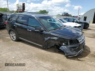 2019 Ford Explorer Limited with VIN 1FM5K8F82KGB39256, listed as a Copart auction lot 53683775 with 77,084 mi miles and Salvage title. Bid and sale history available at DreamBid. Image 4.