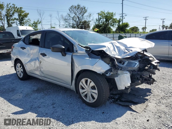 2021 Nissan Versa S with VIN 3N1CN8DV2ML856320, listed as a Copart auction lot 57510785 with 111,379 mi miles and Non repairable. Bid and sale history available at DreamBid. Image 4.