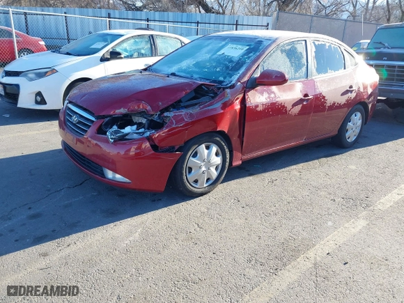 2008 Hyundai Elantra GLS with VIN KMHDU46D48U303340, listed as a IAAI auction lot 41836210 with 95,000 mi miles. Bid and sale history available at carsss.com. Image 17.