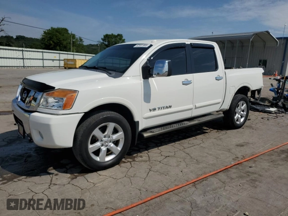 2012 Nissan Titan SV with VIN 1N6BA0EC5CN324882, listed as a Copart auction lot 62551995 with 189,385 mi miles and Salvage title. Bid and sale history available at DreamBid. Image 1.