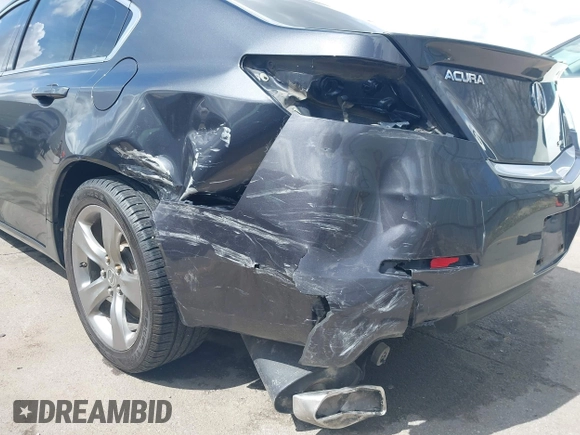 2012 Acura TL Tech Auto with VIN 19UUA9F54CA801889, listed as a IAAI auction lot 41939315 with 186,961 mi miles. Bid and sale history available at carsss.com. Image 6.