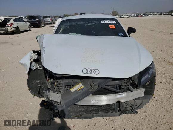 2018 Audi TT z VIN TRUC5AFV3J1001815, wystawiony jako Copart lot #49773065 z przebiegiem Nie podano mil oraz Szkoda całkowita • Salvage title. Historia ofert i sprzedaży dostępna na DreamBid. Obrazek 5.