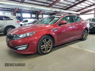2013 Kia Optima SX with VIN 5XXGR4A65DG121755, listed as a Copart auction lot 63550165 with 231,156 mi miles and Clean title. Bid and sale history available at DreamBid. Image 1.