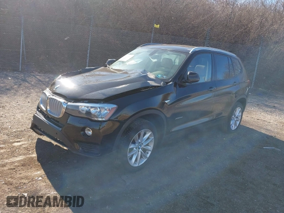 2016 BMW X3 xDrive28i with VIN 5UXWX9C56G0D70883, listed as a IAAI auction lot 41737774 with Not Provided miles and . Bid and sale history available at DreamBid. Image 2.