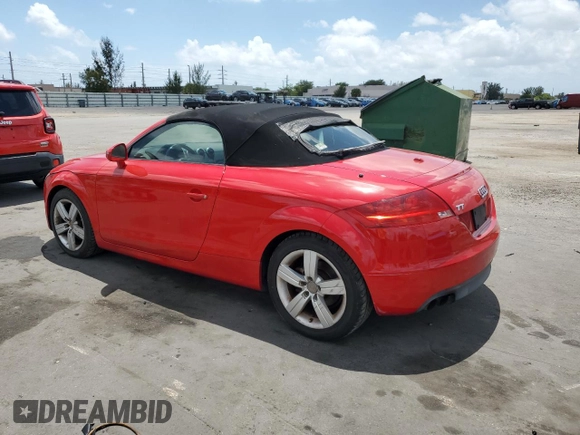 2008 Audi TT 2.0T with VIN TRUMF38J981025716, listed as a Copart auction lot 54651405 with 125,811 mi miles and Clean Title. Bid and sale history available at carsss.com. Image 2.