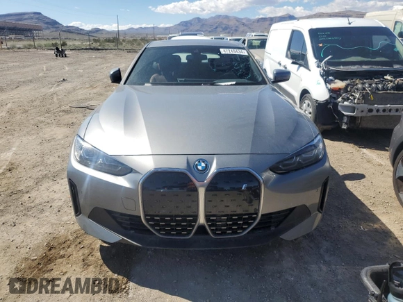 2023 BMW i4 eDrive35 with VIN WBY43AW00PFP80951, listed as a Copart auction lot 47249434 with 5,189 mi miles. Bid and sale history available at carsss.com. Image 5.