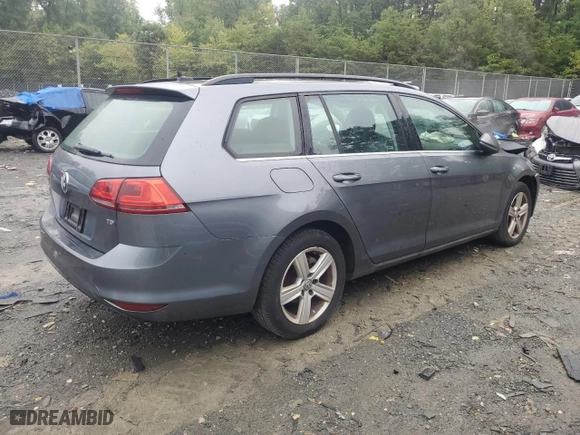 2015 Volkswagen Golf SportWagen TDI SE with VIN 3VWFA7AU1FM504495, listed as a Copart auction lot 69629614 with 126,254 mi miles and Salvage Title. Bid and sale history available at carsss.com. Image 3.