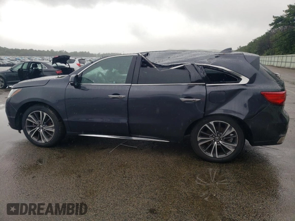 2020 Acura MDX w/Technology Pkg with VIN 5J8YD4H54LL007326, listed as a Copart auction lot 70272723 with 49,488 mi miles. Bid and sale history available at carsss.com. Image 2.