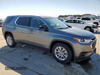 2021 Chevrolet Traverse LS with VIN 1GNERFKW9MJ150468, listed as a Copart auction lot 45326615 with 64,980 mi miles and Clean Title. Bid and sale history available at carsss.com. Image 4.