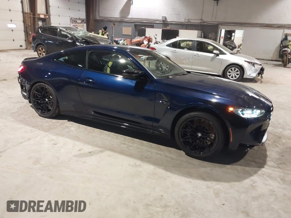 2024 BMW M4 Competition xDrive with VIN WBS43AZ04RCP64729, listed as a IAAI auction lot 41178319 with 15,806 mi miles and . Bid and sale history available at DreamBid. Image 1.
