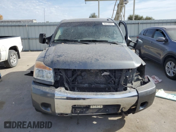 2014 Nissan Titan S with VIN 1N6AA0EC6EN500983, listed as a Copart auction lot 76410264 with Not Provided miles and Salvage Title. Bid and sale history available at DreamBid. Image 5.
