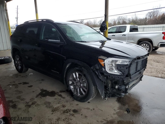 2023 GMC Terrain SLT with VIN 3GKALPEG5PL164789, listed as a Copart auction lot 46358035 with 58,895 mi miles and Clean Title. Bid and sale history available at carsss.com. Image 4.