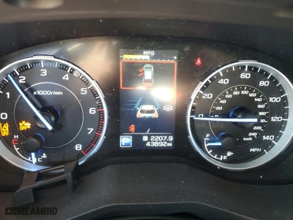 2022 Subaru Ascent Limited with VIN 4S4WMALD1N3443066, listed as a Copart auction lot 85507254 with 43,892 mi miles and Salvage Title. Bid and sale history available at carsss.com. Image 9.