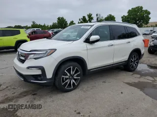 2019 Honda Pilot Touring 7-Passenger with VIN 5FNYF6H6XKB059073, listed as a Copart auction lot 59564345 with 81,599 mi miles and Salvage title. Bid and sale history available at DreamBid. Image 1.