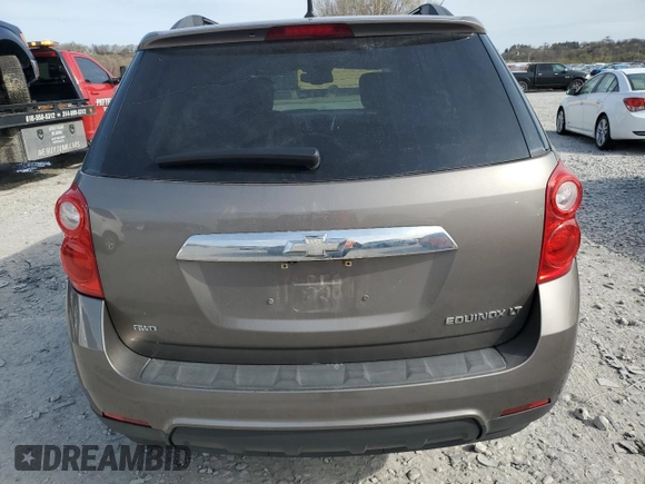 2012 Chevrolet Equinox 2LT with VIN 2GNFLNEK4C6239966, listed as a Copart auction lot 51315095 with 165,287 mi miles and Salvage Title. Bid and sale history available at DreamBid. Image 6.