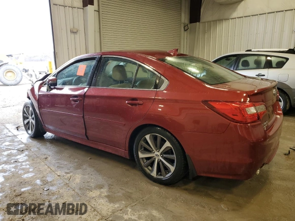 2017 Subaru Legacy Limited with VIN 4S3BNEN65H3013860, listed as a Copart auction lot 43172365 with 0 mi miles and Non Repairable. Bid and sale history available at carsss.com. Image 2.